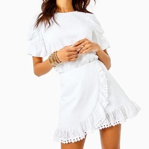 NWT Lilly Pulitzer Ellia white skort